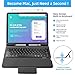 Beeasy iPad Pro 12.9 Case with Keyboard (Only fit 2018), Keyboard Case for iPad Pro 12.9 inch 2018 3rd Generation, with Pencil Holder &7 Colors Backlit, Black
