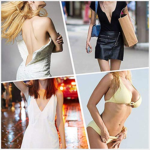 4 Pairs Womens Breast Petals Nipple Covers Reusable Adhesive Silicone Nippleless Covers (2 Round+2 Flower) - Thumbnail 5