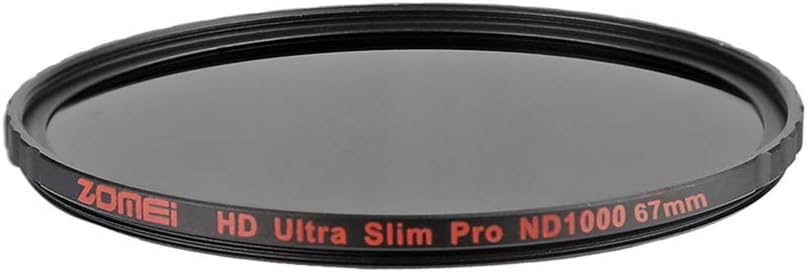 Zomei 67mm ND Filter 10 Stops 18 Layer ND 1000 Neutral Density Lens Filters