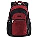 College Laptop Backpack School Bag for Men or Women Fit 15.6 Inch Computer-Red