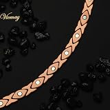 Vicmag Copper Magnetic Bracelet for Women Crystal Design 3500 Gauss Gift Box view 9