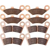 ECCPP FA159 Brake Pads Front and Rear Sintered Replacement Brake Pads Kits Fit for 2014 Polaris RZR 800,2014 Polaris RZR S 800