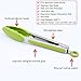 Stainless Steel Kitchen Tongs, Set of 3-7,9,12 Inch,Non-Stick Food Tongs with Silicone Tips for Barbeque, Cooking, Grilling Turner(multi color - Green, Red, Orange)