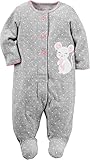 Carter's Baby Girls' Terry Sleep n Play Footie (Baby)