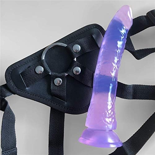Strap On R-ealistic Pants for Woman Men Couples Strapon Panties for Lesbian Flesh Purple Strap On,Purple Pants