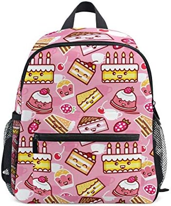 リュック 子供 可愛い ケーキ柄 リュックサック キッズ 女の子 おしゃれ 小学生 幼稚園 通園 軽量 防水 旅行