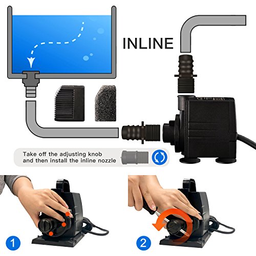 6 Simple+Deluxe+LGPUMP1056G+Submersible+Hydroponics