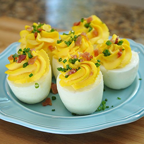 6 Pcs Egg Cookers,Hard & Soft Maker,Non Stick Silicone, Poacher, Boiled, Steamer,Hard Boiled Eggs without the Shell By Ferryone