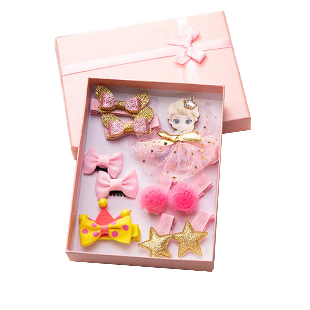 Amazon Com Hair Clips Lovely Metal Baby Barrettes For Girls