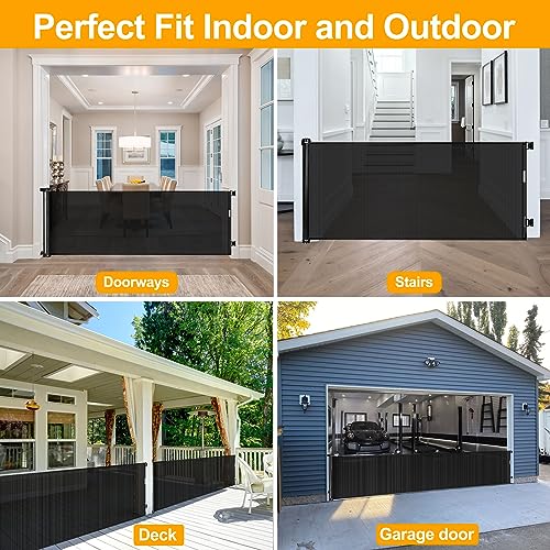 180 Inch Extra Wide Dog Gates for The House Extra Wide Retractable Dog