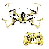 Virhuck T915 Toy for Kid Mini RC Drone 2.4 GHz 4 CH 6 Axis Gyro System LED Lights Headless / Inverted Flight / One Key Return Mode Quadcopter Camouflage (Green)