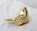 sankontran Handmade Metal Cast Brass Cute Bird Figurines Fluffed Sparrow Statue Wall Art Table Decor Ornament Two-Way Purpose Used for Home Decor(Style 1)