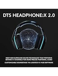 Logitech G935 Wireless 7.1 Surround Sound Lightsync Gaming Headset   PC, PS4, Xbox One, interruptor de Nintendo