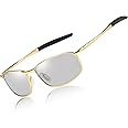 FEISEDY Classic Polarized Photochromic Sunglasses Driving Photosensitive Glasses B2444