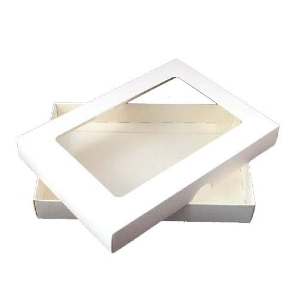 Stella Crafts A6/C6 White Aperture Greeting Card Boxes X 5 Per Pack, Gift Boxes