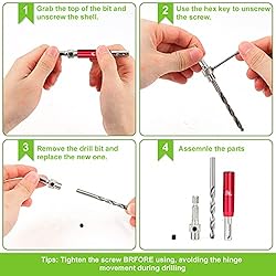 BicycleStore 17PCs Self Centering Drill Bit
