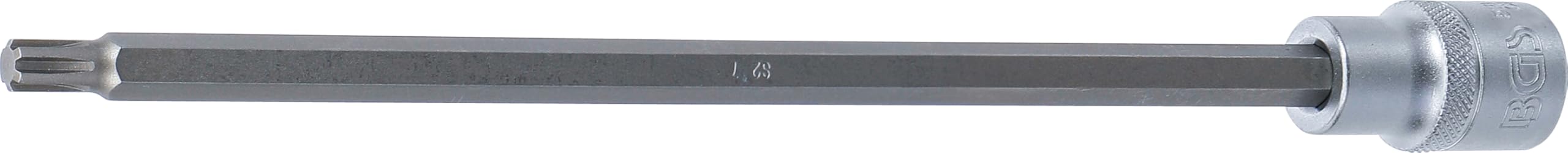BGS 5184-R7 | Bit Socket | length 240 mm | 12.5 mm (1/2") Drive | Spline (for RIBE) | M7