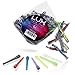 LUX Hookah Mouth Tips - Premium, Thick, Individual Wrapped, Disposable, Male Connection, Neon Colored, Hygienic Plastic Hookah Shisha Mouth Tips, Best Value Pack (by Hookah Hot Spots)