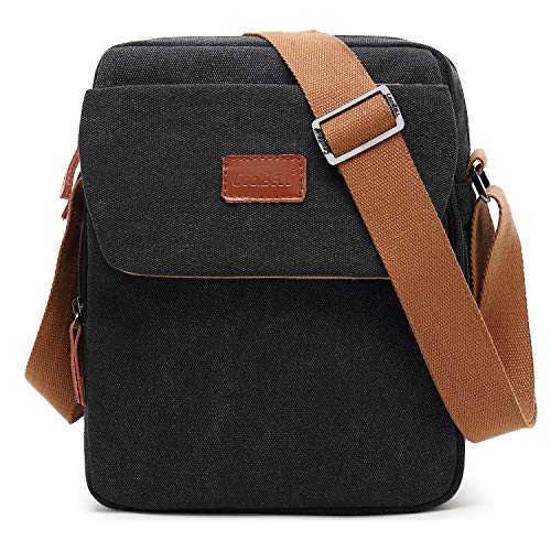 image for CoolBELL 10.6 Inches Shoulder Bag Canvas Messenger Bag iPad Carrying C