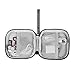 BUBM Earbud Case Carrying Case for Earphone/Earpods/Earbuds Charger Change Purse Protective Travel Pouch Cute Bag Box Portable for Accessories Carrying Bags(Grey)