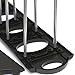 OxGord 50-Pair Shoe Rack Storage Organizer, 10-Tier High Quality Portable Wardrobe Closet Bench Tower Stackable, Adjustable Shelf - Strong Sturdy Space Saver Wont Weaken or Collapse - Black
