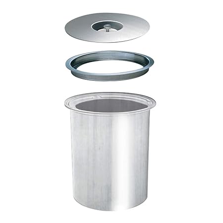 WESCO Ergo Master 5 L edelstahl Einbau Abfallsammler für Arbeitsplatte Mülleimer