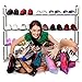 24 Pairs Shoe Rack Organizer Storage Bench - Organize Your Closet Cabinet or Entryway - Easy to Assemble - No Tools Required