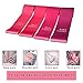 Cabepow Resistance Loop Exercise Bands, Exercise Fitness Resistance Band for Home Fitness,Crossfit,Stretching, Strength Training, Physical Therapy,Natural Latex Workout Bands, Pink Set of 5.