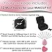 Pro Traveling Makeup Bag - Travel cosmetic bag for women |Includes 11 BONUSES Makeup Must Haves for your Make up kit : 1 Silicone Brush Cleaner, 1 Blender Sponge, 9 Brush Guards Makeup