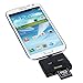 iKross Multi-Function Micro-USB to OTG/SD Memory Card Reader Adapter for Samsung Galaxy Tab 4 10.1/ Galaxy Tab Pro 10.1/ Galaxy Tab Pro 8.4/ Galaxy Note 8.0/ Galaxy Tab 3 Android Tablet Smartphone