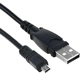 Musstad USB CABLE LEAD CHARGER for KUQIBAO MOTORCYCLE HELMET BLUETOOTH HEADSET, Black