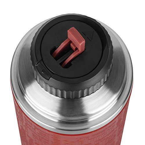 Emsa 515715 Senator Manschette Isolierflasche, Mobil genieÃen, 1,0 L, Safe Loc Verschluss, rot – Bild 6