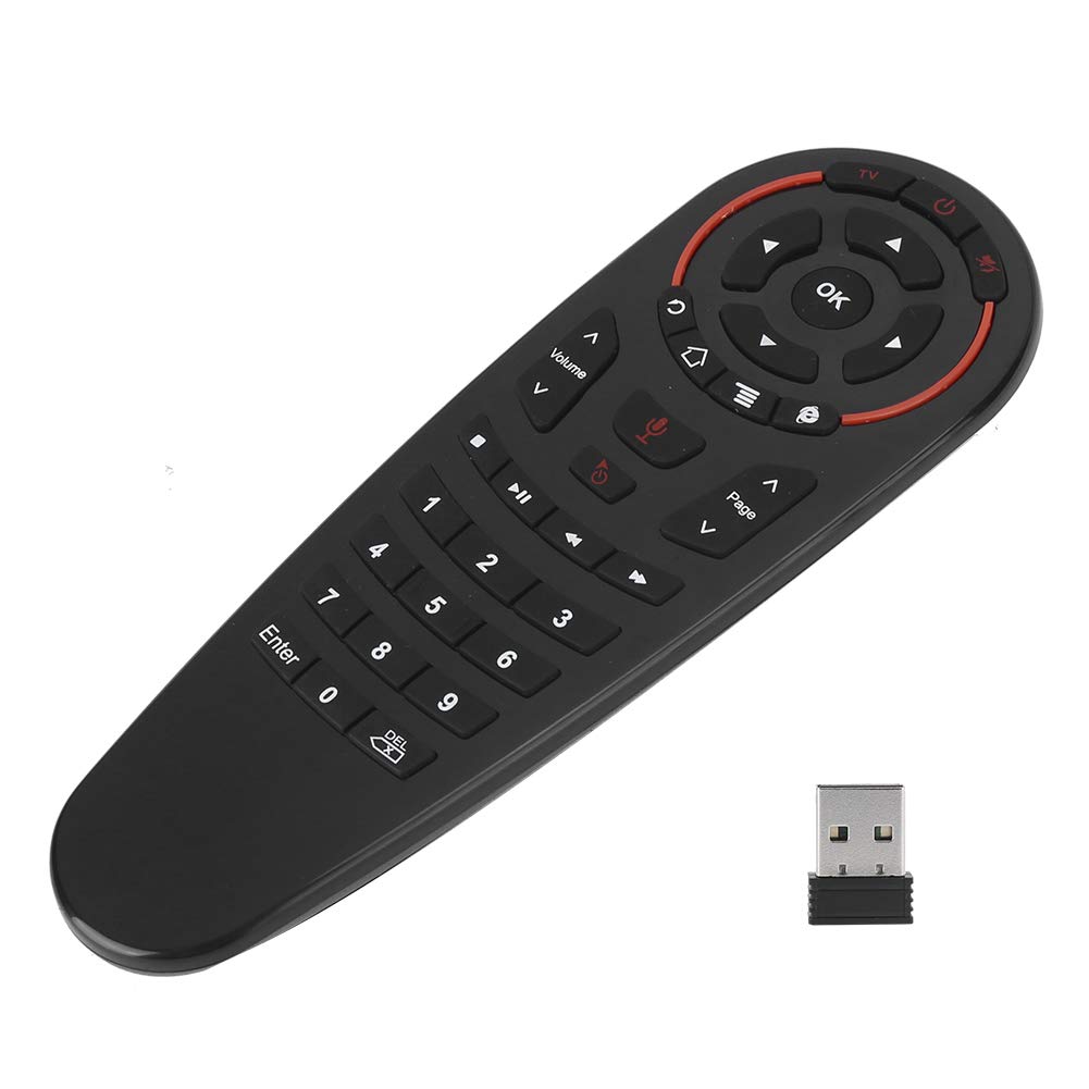 Remote Control, G30 33 Key Voice Remote Control Plug and Play Microreceivers for Android Computer TV Box General with Receiver