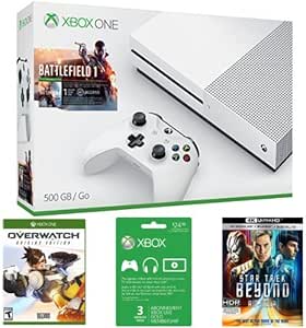 Xbox One S 500GB Console - Battlefield 1 Bundle ...
