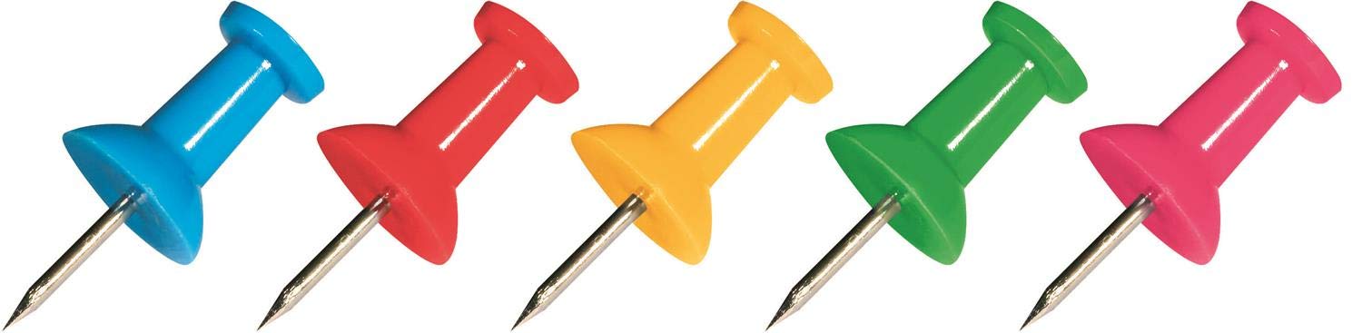 Maped Push Pins Assorted Colours (Pack of 25)