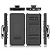Galaxy Note 8 Case, Elegant Choise Hybrid Heavy Duty Dual Layer Shockproof [Swivel Belt Clip] Holster with [Kickstand] Combo Rugged Defender Case Cover for Samsung Galaxy Note 8 (Black)