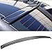 Roof Spoiler Compatible With 2011-2016 BMW 5 Series F10 4door, 3D Style Unpainted ABS - Other Color Available Rear Trunk Tail Spoiler Wing by IKON MOTORSPORTS, 2012 2013 2014 2015