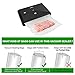 Joly Joy Compact 2-in-1 Vacuum Sealer Fresh Food Saver With 10 Pcs BPA Free Vacuum Bags Manual Pulse Function for Home Use Sous Vide, Dry & Moist Foods Preservation