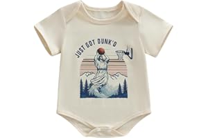 Canis Infant Newborn Baby Boys Girls Funny Letters Bodysuit Short Sleeve Neutral Baby Announcement Romper