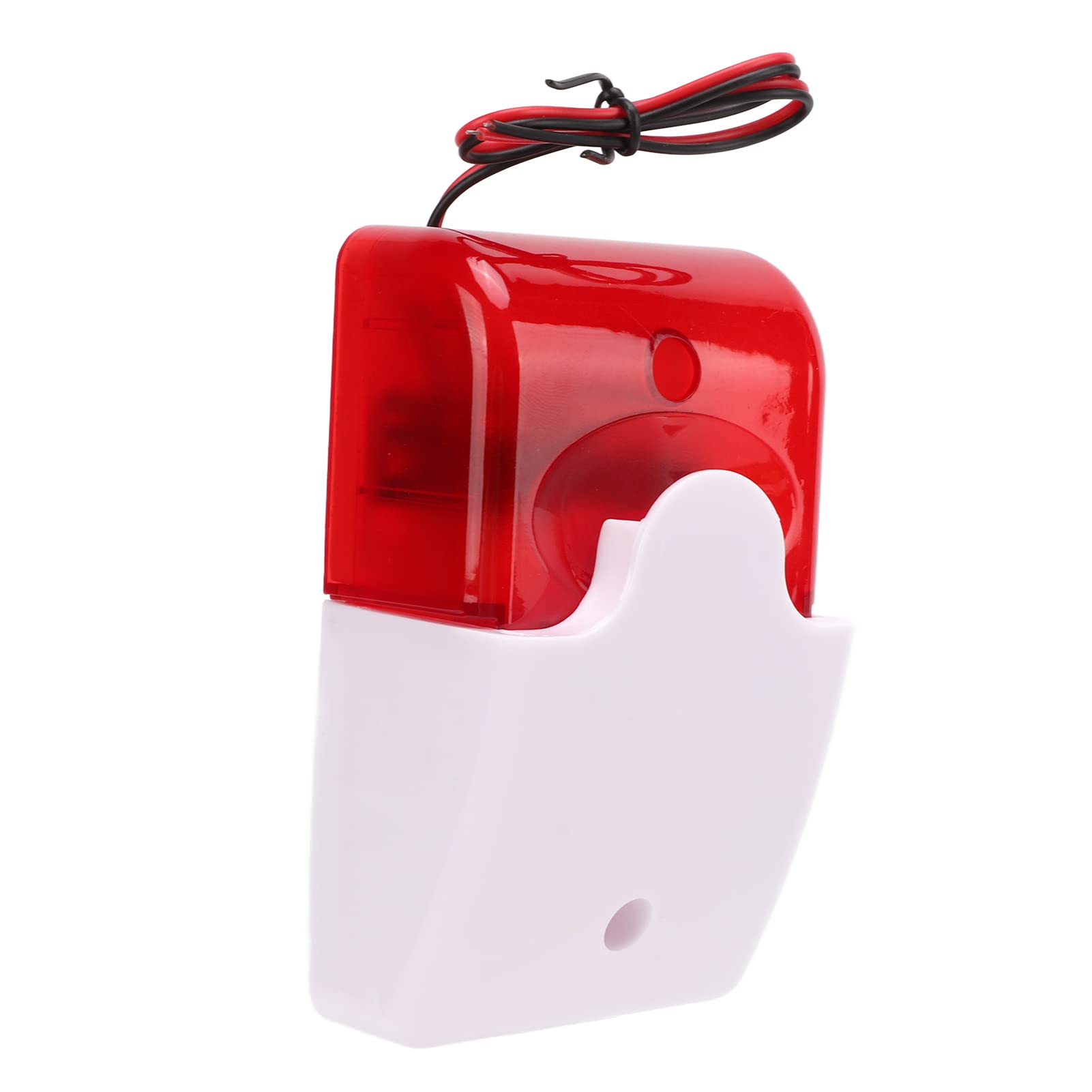 Security Warning Light, Audible and Red Light Flashing Alarm Impact Resistant, 110dB Siren and 150 Times/min Flashing, Volume Adjustable(12V)
