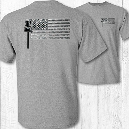 Men's American Flag Disc Golf Shirt