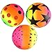 Lot of 12 Assorted Design Rainbow Playground Inflatable Balls