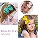 40 Colors Hair Bows for Girls 4.5inch Boutique Grosgrain Ribbon Bows Alligator Hair Clips Hair Accessories for Baby Girls Toddlers Kids Children Teens