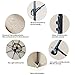 FARLAND Offset Umbrella 10 Ft Cantilever Patio Umbrella Outdoor Market Umbrellas with Cross Base (Beige)
