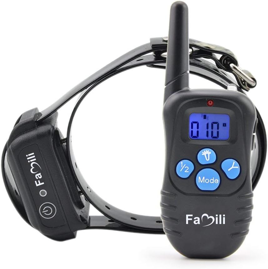 Shock Collar for Large Dogs Small Dogs and Medium Dogs - Rechargeable Bark Collar with Sound Warning Vibration Electric Stimulation Bark Control Collar