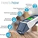 iProven Digital Thermometer for Fever - Temperature Measurements via Forehead and Ear - Pouch, Batteries, and Quick Start Guide Included - Temporal Thermometer DMT-316