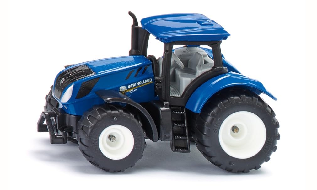 siku 1091, New Holland T7.315 Tractor, Metal,Plastic, Blue, Detachable cab and trailer hitch