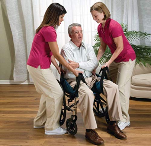Aide Transfer Lift Sling，Two-Person Wheelchair Mobility Transfer System with Heavy Duty Belts，Nursing Aid for Transfers, Secure & Safe Lift for Elderly,Bedridden，Disabled - Thumbnail 2
