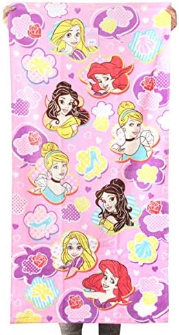 Amazon Co Jp プリンセス バスタオル トーキー Bi ディズニー キャラクター お風呂 グッズ 大判 バス タオル Disney おもちゃ
