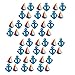144 Piece Nautical Party Supplies: 12 Pencils 12 Sticker Sheets 48 Erasers and 72 Tattoos, Blue Toys Ahoy Decorations Decorative Fish Starfish Sea Shells Anchor Theme for Baby Shower Birthday Wedding